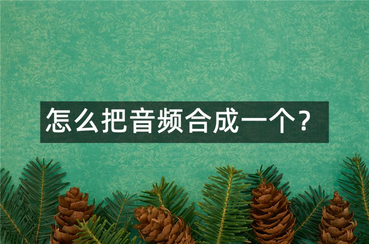 把音频合成一个首图